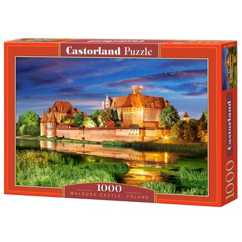 Puzzle Castorland, Castelul Malbork, Polonia, 1000 piese Puzzle Castorland, Castelul Malbork, Polonia, 1000 piese