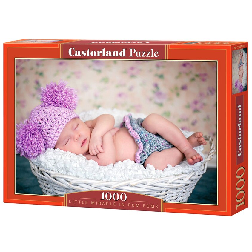 Puzzle Castorland, Little Miracle in Pom Poms, 1000 piese