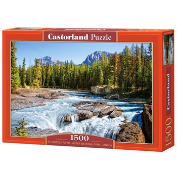 Puzzle Castorland, Raul Athabasca, parcul National Jasper, Canada, 1500 piese Puzzle Castorland, Raul Athabasca, parcul National Jasper, Canada, 1500 piese