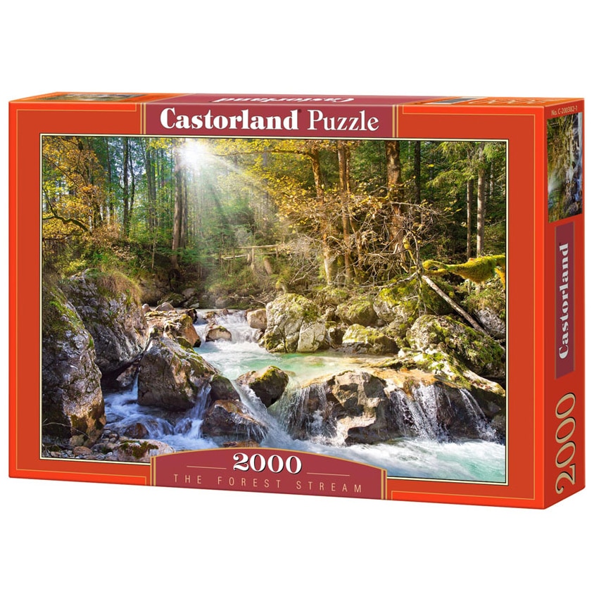 Puzzle Castorland, The forest stream, 2000 piese