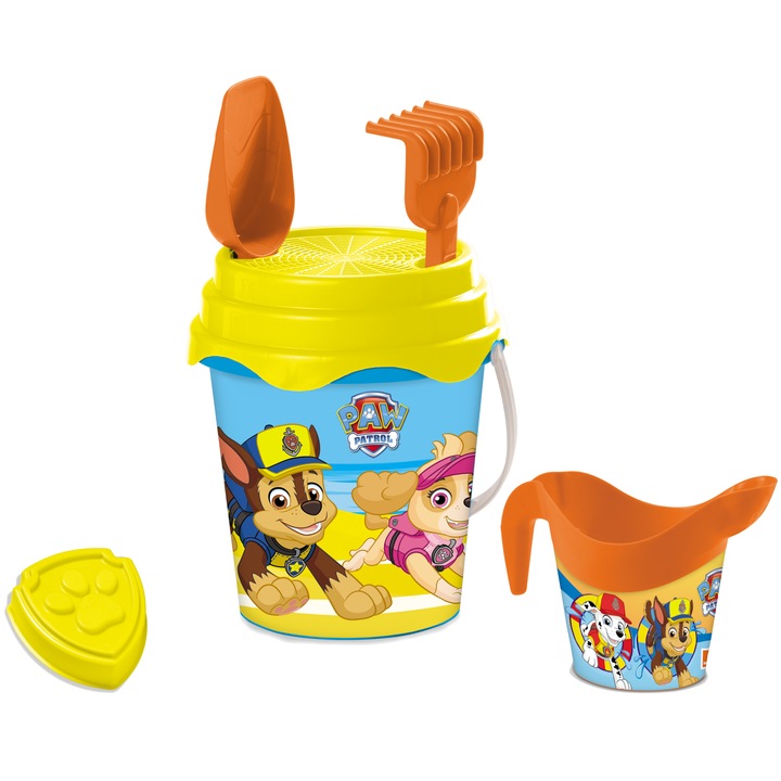 Set jucarii nisip Mondo - Paw Patrol, 4 accesorii