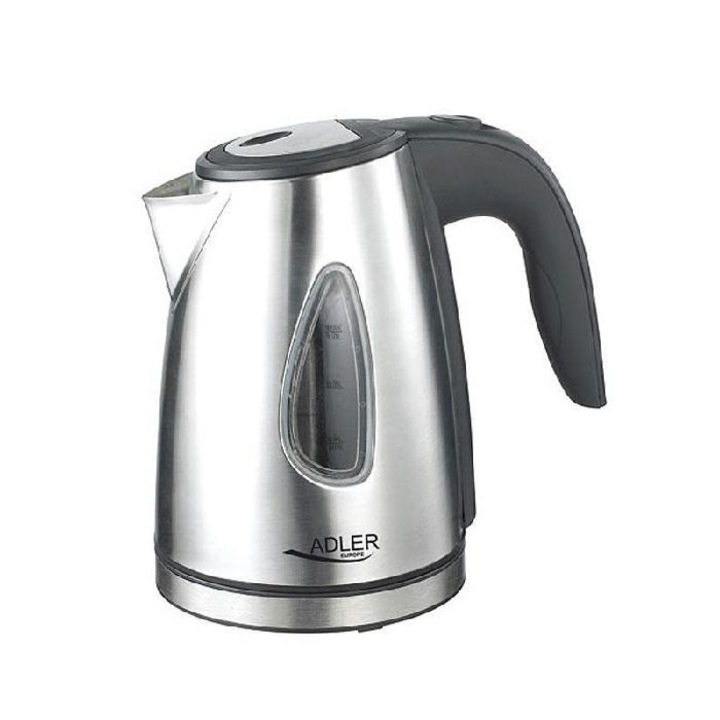 Електрическа кана Adler AD 1203, 1л, 1500W, Сив