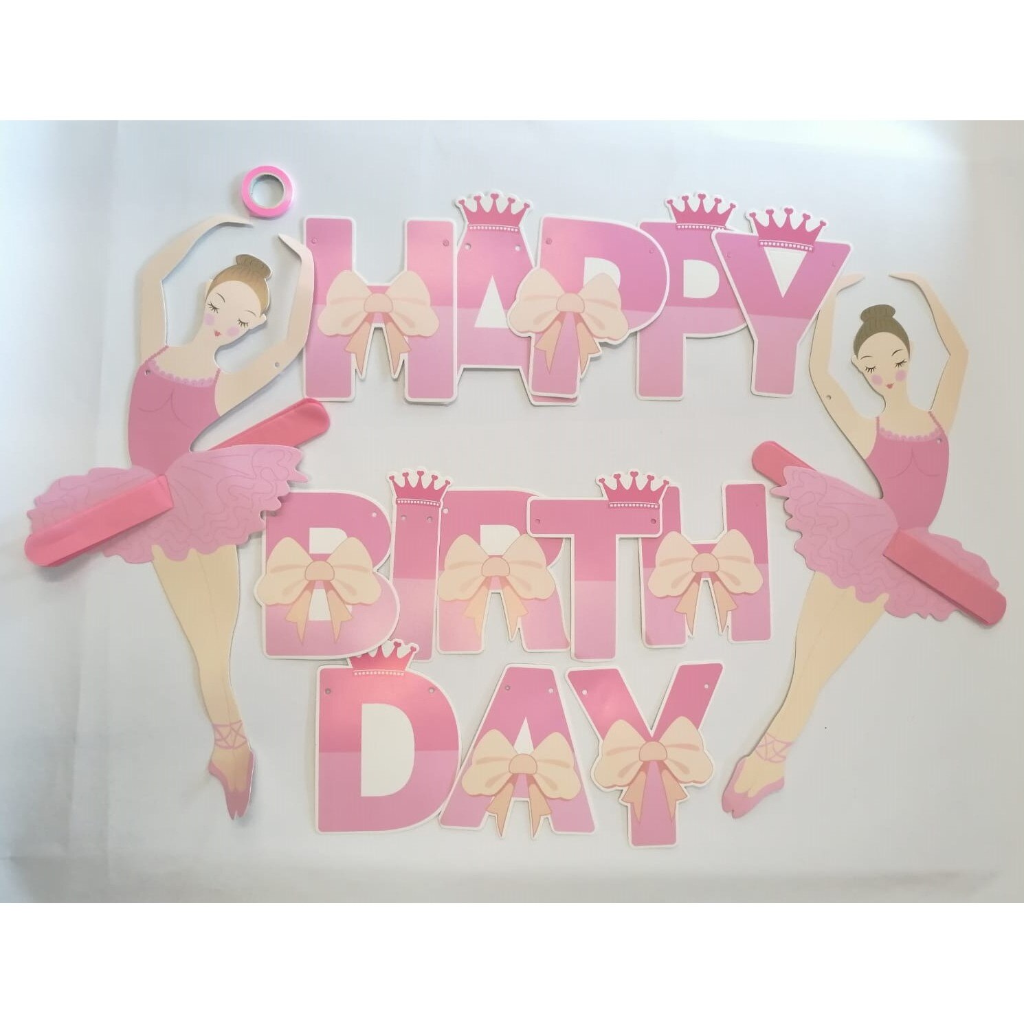Fancy Thirty napkin Ghirlanda / banner Happy Birthday balerina 150 x 50cm 5948882230571 -  eMAG.ro