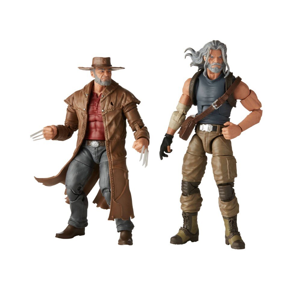 Set 2 Figurine Articulate Marvel Legends 2020 Old Men Logan & Hawkeye 15 cm