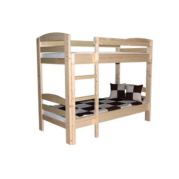 Pat etajat Simona 90x200 cm Lacuit Pat etajat Simona 90x200 cm Lacuit