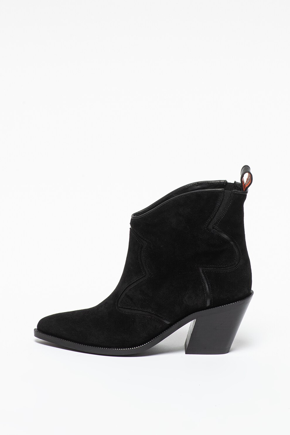 Scotch & Soda, Botine western din piele intoarsa Abbey