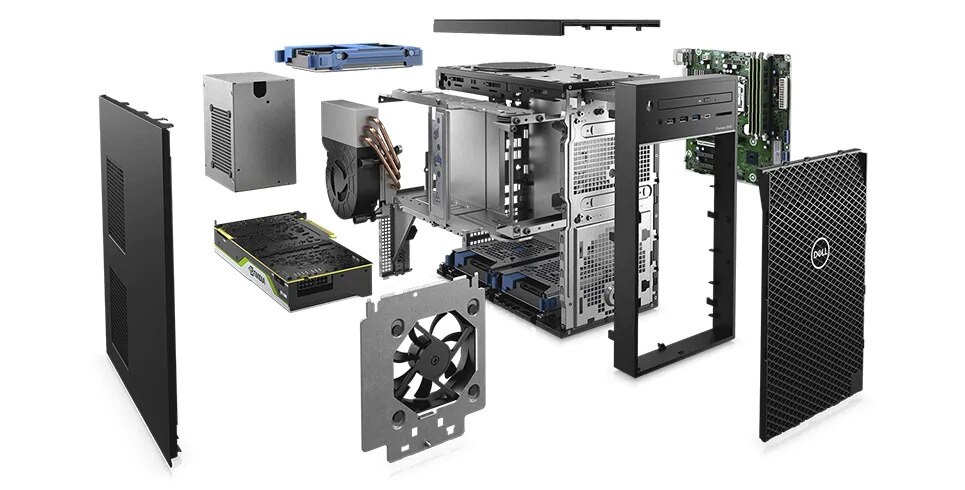 Sistem Desktop PC Dell Precision 3640 Tower cu procesor Intel