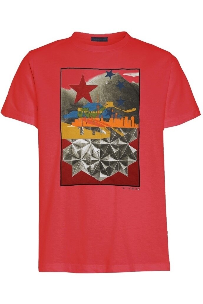 Tricou Barbati Trussardi T-Shirt 32T001671T004448R150, Rosu, S