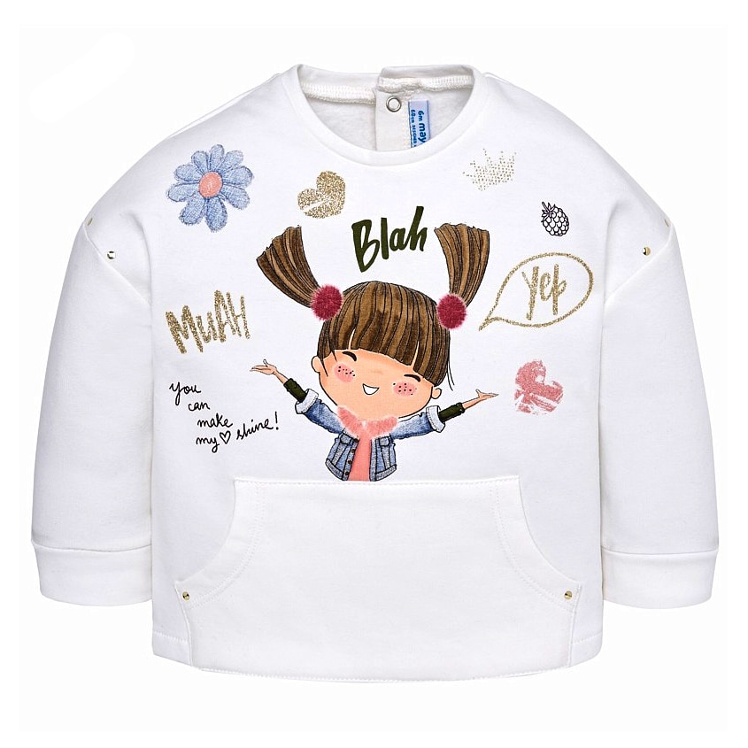 Bluza, Mayoral, bebe fetita, cream