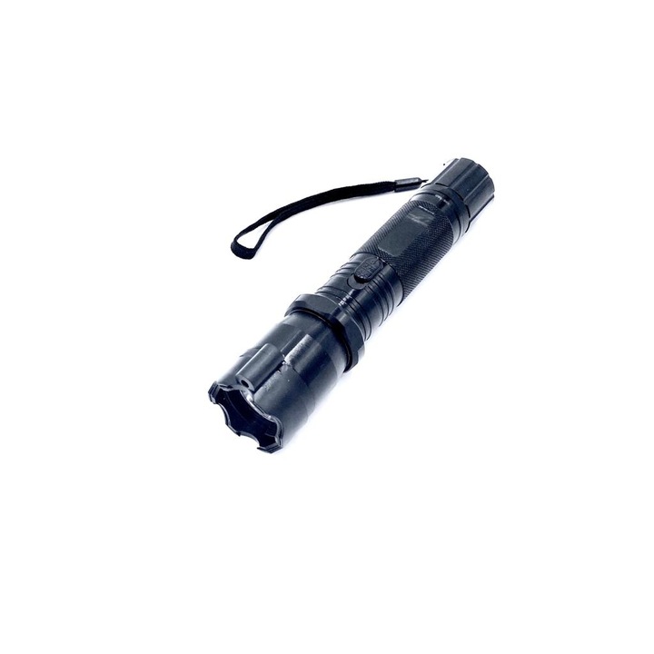 Lanterna cu electrosoc LS-1298 Black Man, duraluminiu, neagra