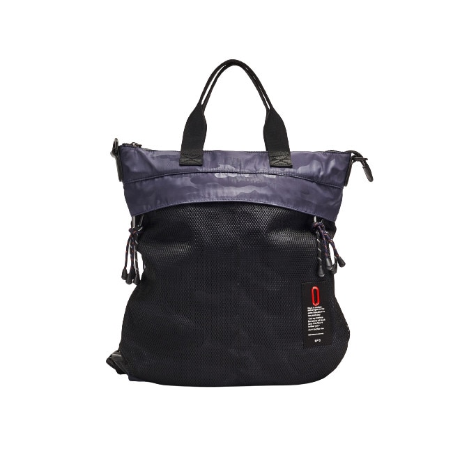 Geanta de mana /rucsac modular barbati, Gaudi, Model Leon V9AI-68942, Poliester, Cu model, Albastru camuflaj, 44x50x5