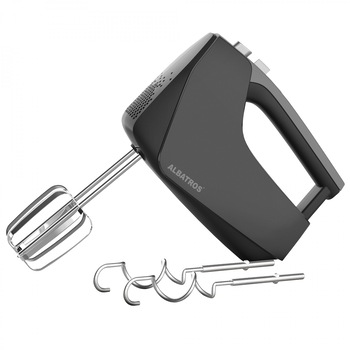 Mixer Albatros MXA550B, 550 W, 5 viteze, functie Turbo, Negru Mixer Albatros MXA550B, 550 W, 5 viteze, functie Turbo, Negru