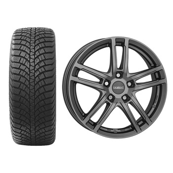 Roata completa Mazda 3 janta aliaj Dezent TZ Graphite 7x17 + anvelopa iarna Kumho WP71 205/55R17 95V + Senzor presiune ALCAR Roata completa Mazda 3 janta aliaj Dezent TZ Graphite 7x17 + anvelopa iarna Kumho WP71 205/55R17 95V + Senzor presiune ALCAR