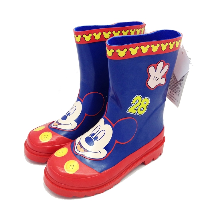 Детски гумени ботуши Mickey Mouse, С текстилен хастар