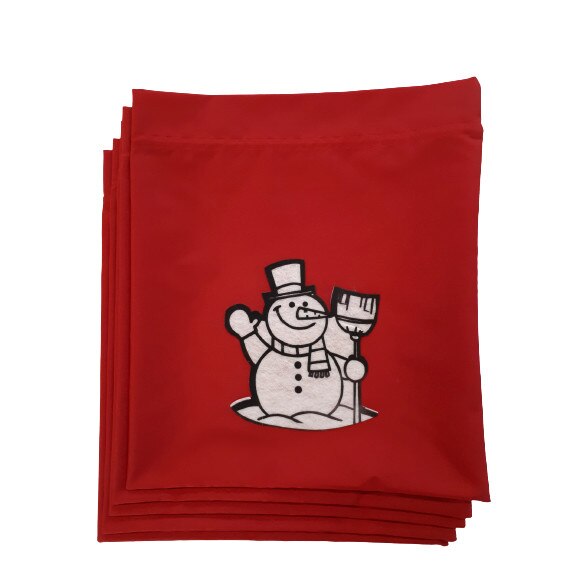 Set 5 bucati saculeti de Craciun 35 x 40 cm