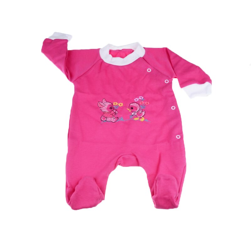 Salopeta cu maneca lunga pentru fete Pifou Model 16 SPCP-4, Fucsia, 50 cm