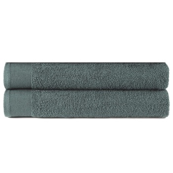 Set 2 prosoape de maini vidaXL, Bumbac, 50 x 100 cm, Verde Set 2 prosoape de maini vidaXL, Bumbac, 50 x 100 cm, Verde