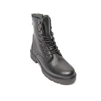 Botine dama din piele naturala -4589, Negru Botine dama din piele naturala -4589, Negru