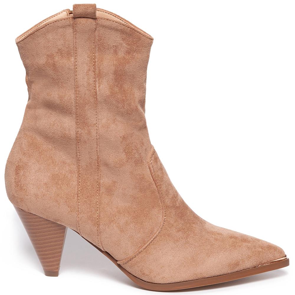 Botine dama Crisiante, Bej, Bej