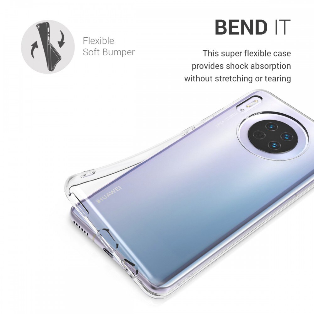 Husa pentru Huawei Mate 30, Silicon, Transparent, 50139.03