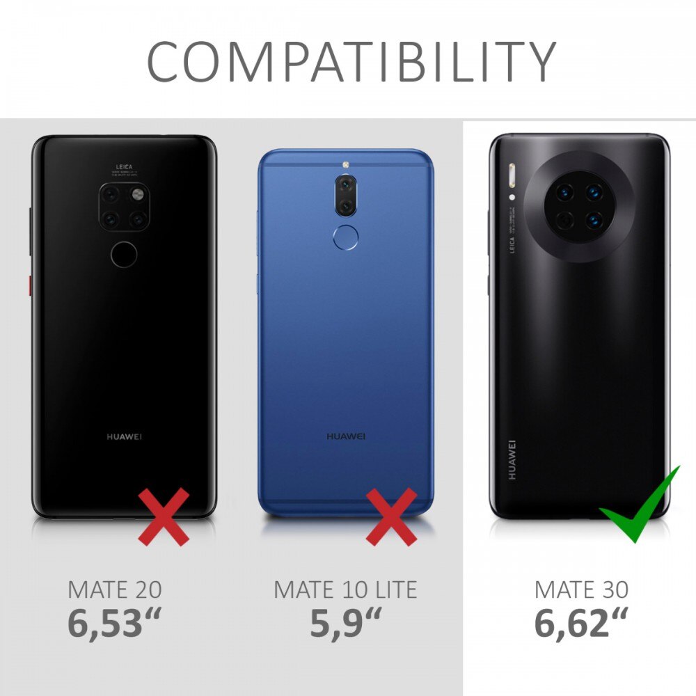 Husa pentru Huawei Mate 30, Silicon, Transparent, 50139.03