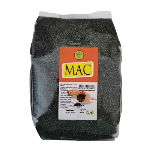 Mac seminte, Natural Seeds Product, 1kg