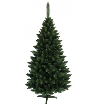 Brad de Craciun artificial Himalaya, aspect natural, 220 cm, voluminos, suport inclus Brad de Craciun artificial Himalaya, aspect natural, 220 cm, voluminos, suport inclus
