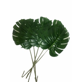 Set 5 frunze artificiale decorative mari, Atelier, Verde, 70x30cm Set 5 frunze artificiale decorative mari, Atelier, Verde, 70x30cm