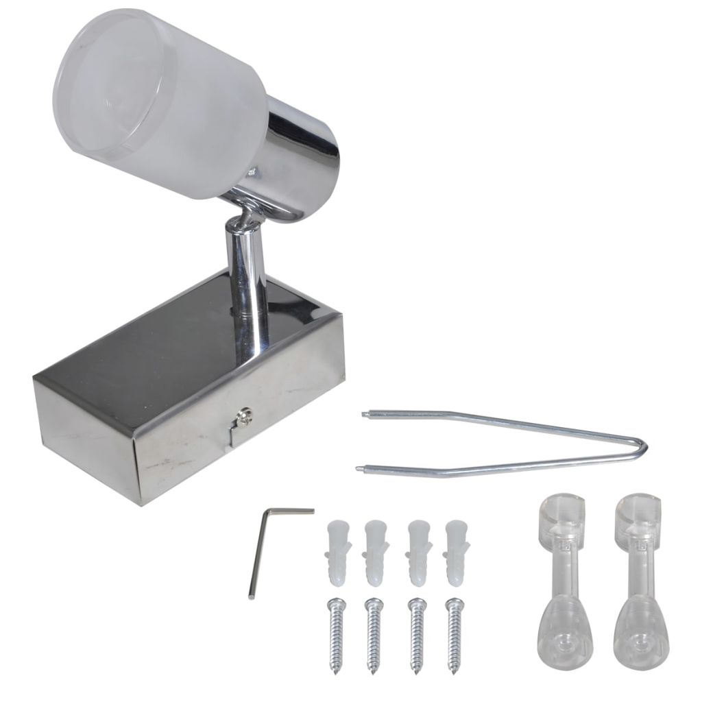 Lustra cu 1 abajur si LED integrat vidaXL, Sticla, Alb