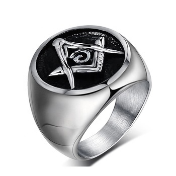 Inel barbati, JustZEN, Masonic Freemason, Inox Inel barbati, JustZEN, Masonic Freemason, Inox