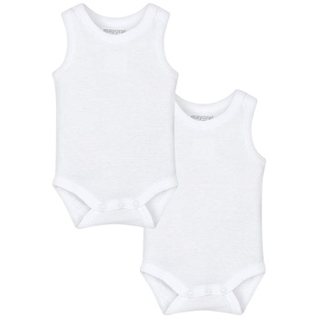 Set, Mayoral, body-uri, baieti, alb, Alb, 55 CM Set, Mayoral, body-uri, baieti, alb, Alb, 55 CM