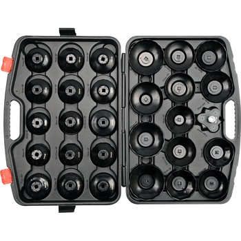 Set chei tubulare filtru ulei 30 buc 66-108 mm Set chei tubulare filtru ulei 30 buc 66-108 mm