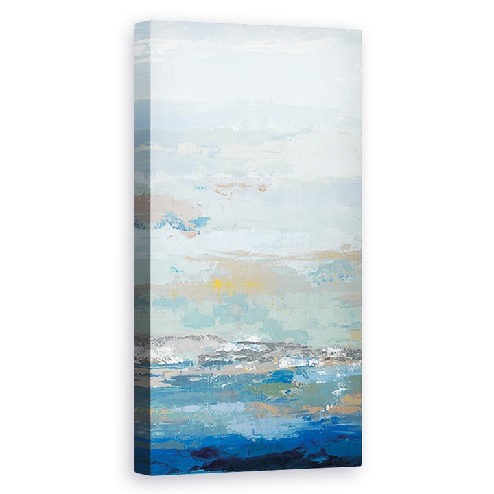 Картина на платно - Абстракция, Висока вълна, 40 Х 80 см