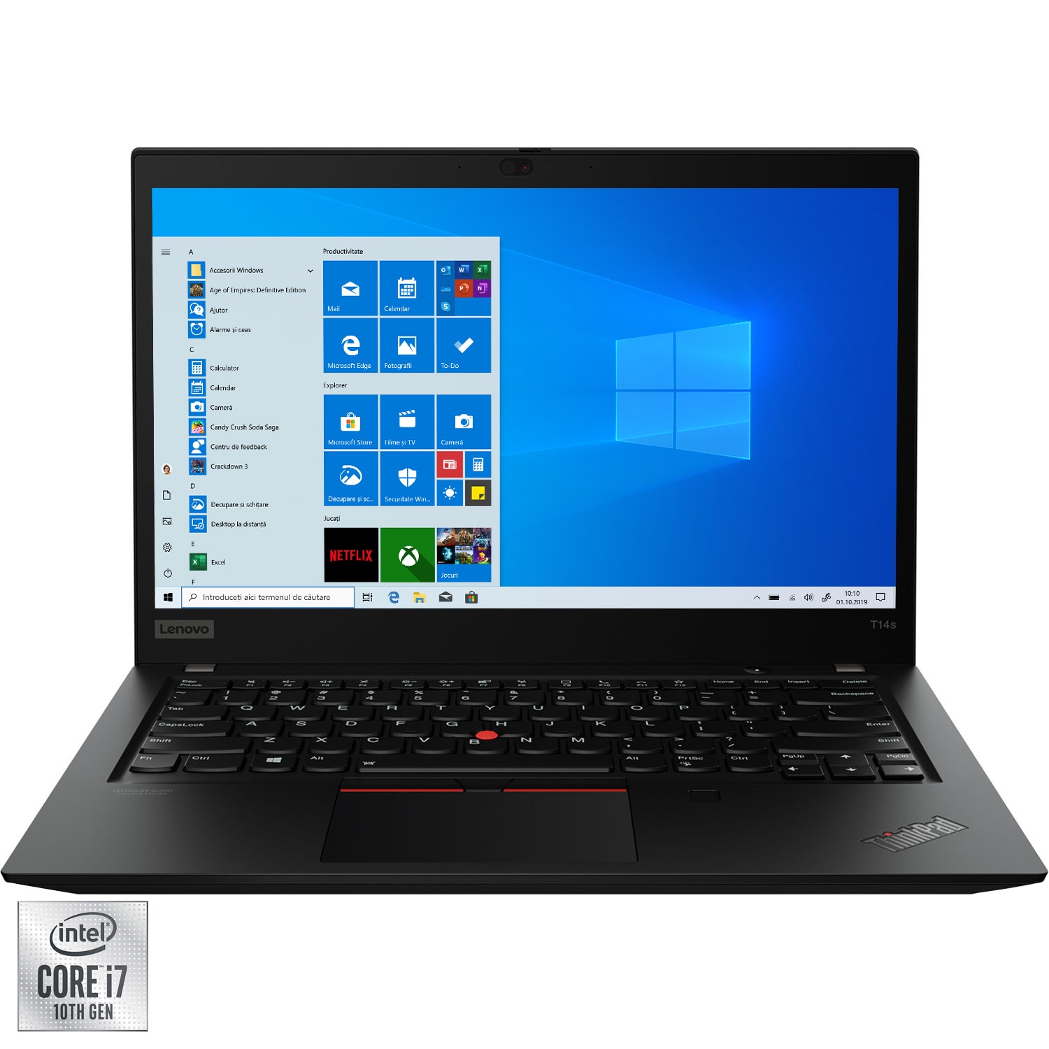 大容量・爆速 32GB/SSD512GB ThinkPad T14s i7 Laptop ultraportabil Lenovo Thinkpad T14s cu procesor Intel Core