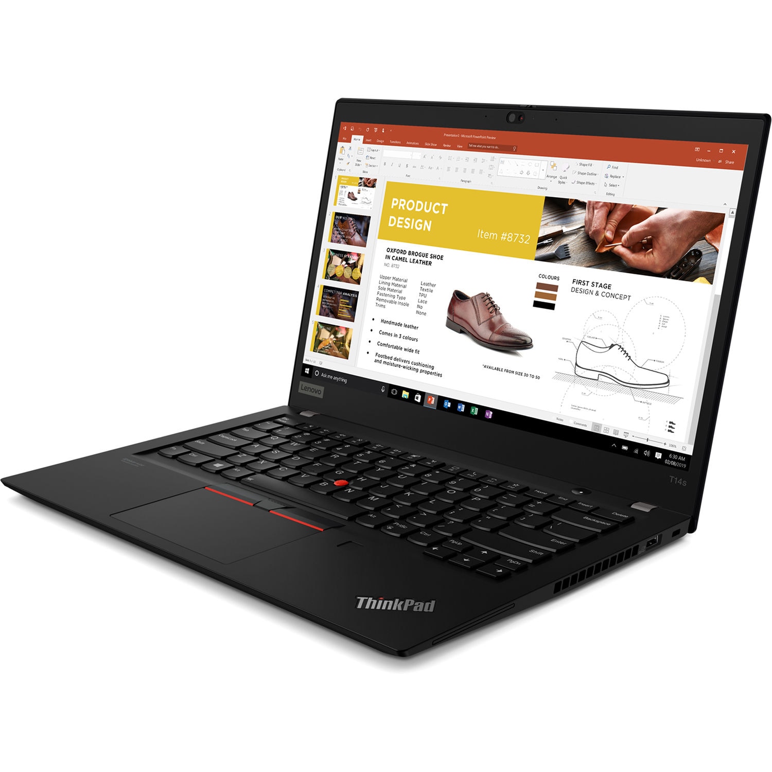 Laptop ultraportabil Lenovo Thinkpad T14s cu procesor Intel