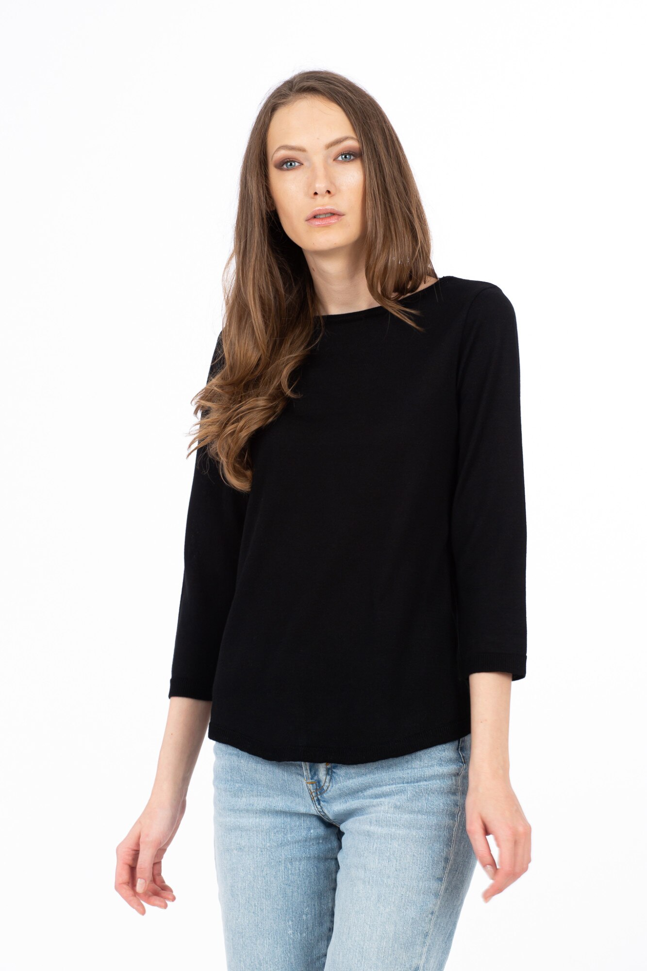 Bluza BE YOU larga, Negru