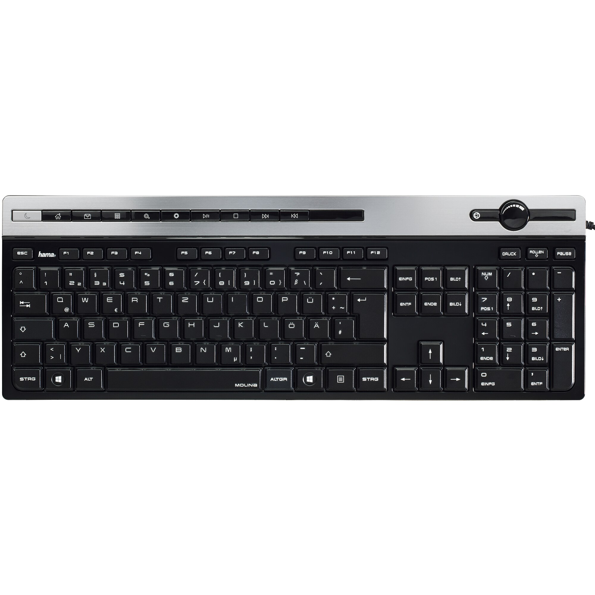 Tastatura Hama Molina, Negru