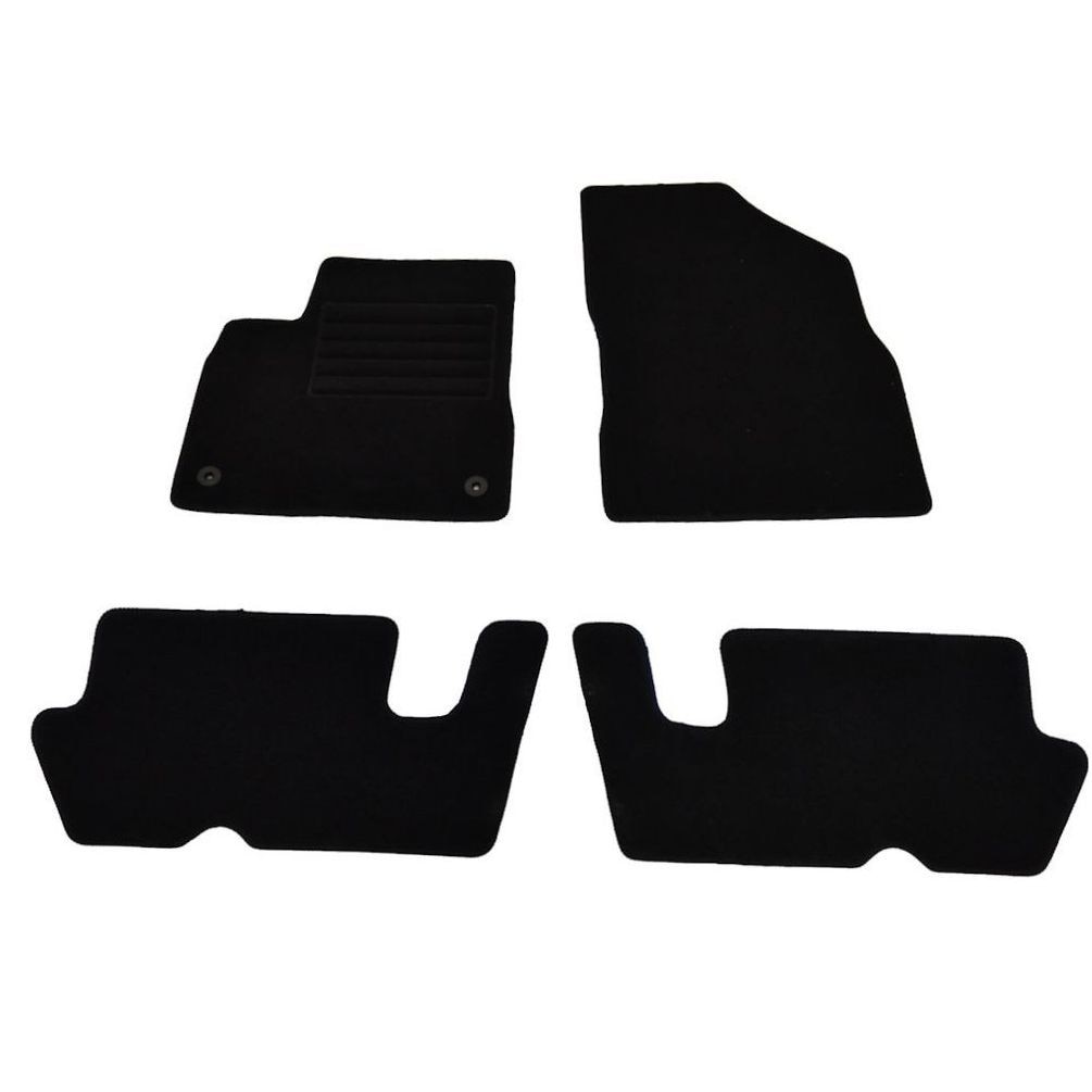 Covorase mocheta BestAutoVest Citroen C4 Picasso 1 2007- 2 2010- Negre set de 4 bucati