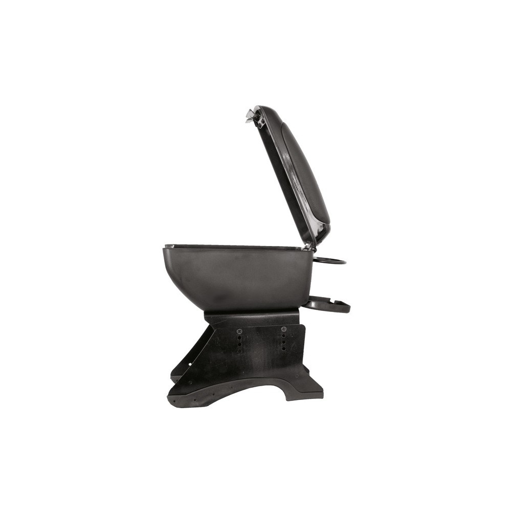 Cotiera auto universala Carpoint Compact neagra cu suport de pahare