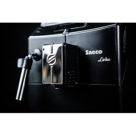 Espressor automat Saeco Lirika Blk, 1850W, 15 bar, 4 bauturi, rasnita ceramica, Negru
