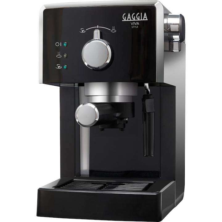 Espressor manual Gaggia Viva Style, 950 W, 15 bar, negru