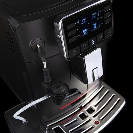 Espressor automat Gaggia Cadorna Milk, 1900W, 15 bar, 10 bauturi, carafa lapte, Negru