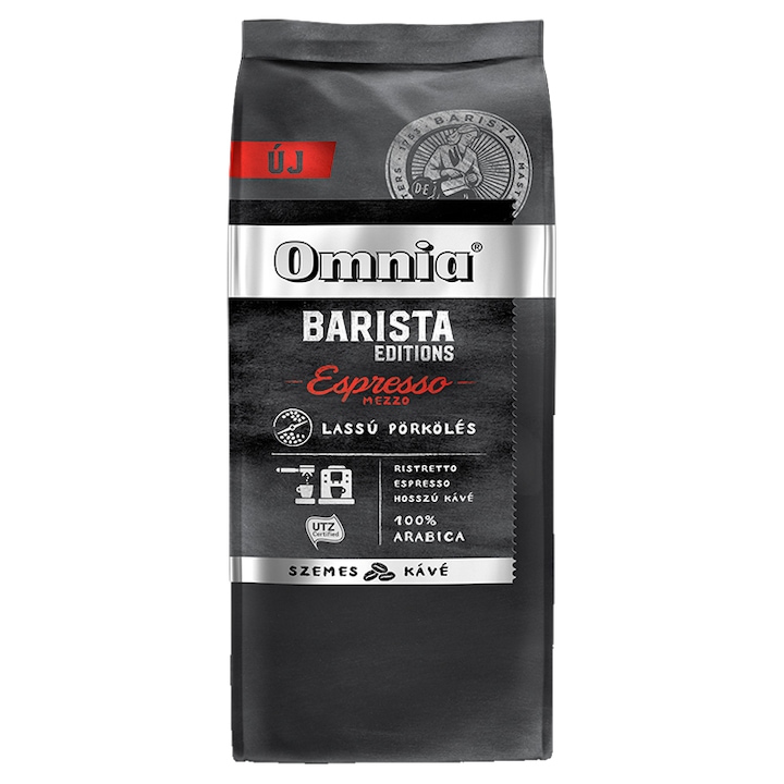 Douwe Egberts Omnia Barista Edition Espresso Mezzo szemes kávé 900 g