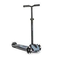 Trotineta pliabila pentru copii si adulti, roti luminoase Scoot & Ride, Highwaykick 5 Led Steel, 5 ani +