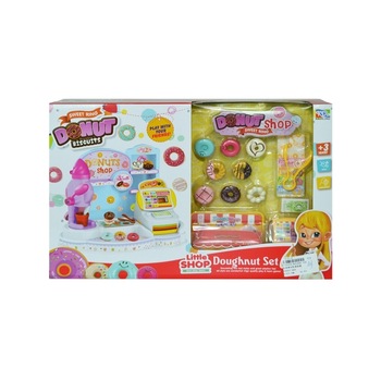 Set de joaca magazin de inghetata/gogosi, Multicolor, 3 ani + Set de joaca magazin de inghetata/gogosi, Multicolor, 3 ani +