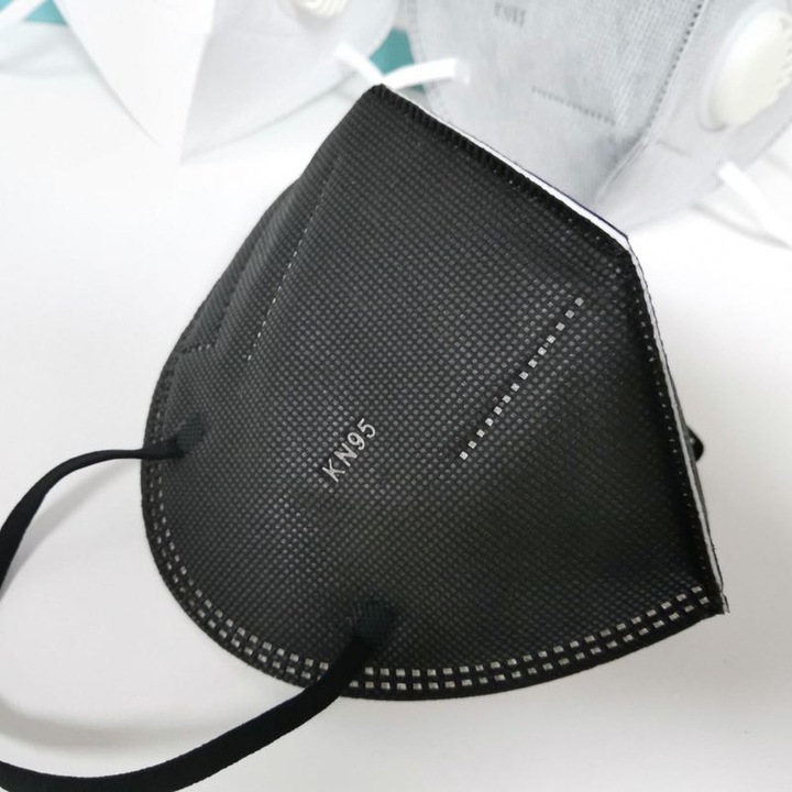 Masca de siguranta TONY`S DECOR KN95 cu clapa, neagra