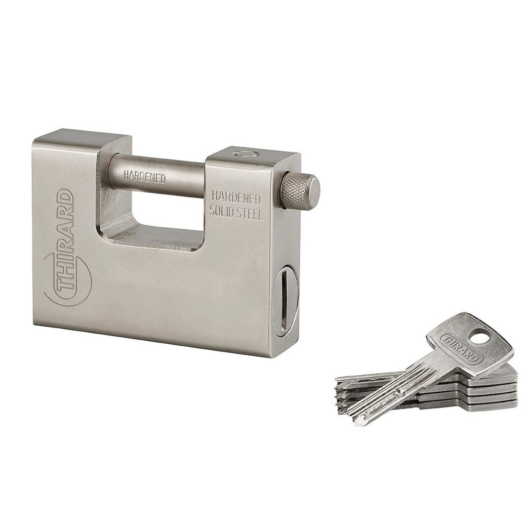 Lacat de santier, cu cheie, THOR, 94 mm