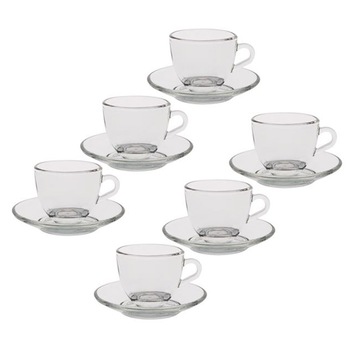 Set 6 cesti Felis, 9.5x6.5cm, 250ml, Sticla, Trasnsparent Set 6 cesti Felis, 9.5x6.5cm, 250ml, Sticla, Trasnsparent