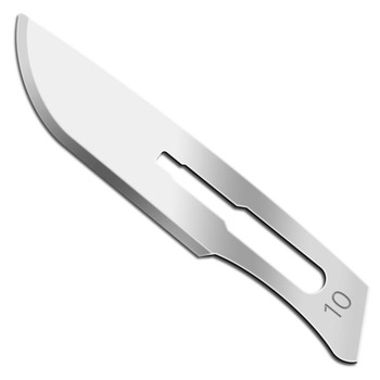 Lame bisturiu sterile Paramount nr 10 pentru maner nr 3, cutie cu 100 buc Lame bisturiu sterile Paramount nr 10 pentru maner nr 3, cutie cu 100 buc