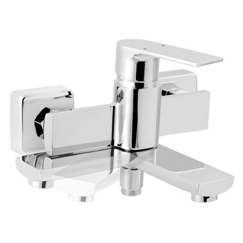 Baterie perete cada/dus Trend cu pipa mobila 180 grade, cartus ceramic, crom Baterie perete cada/dus Trend cu pipa mobila 180 grade, cartus ceramic, crom